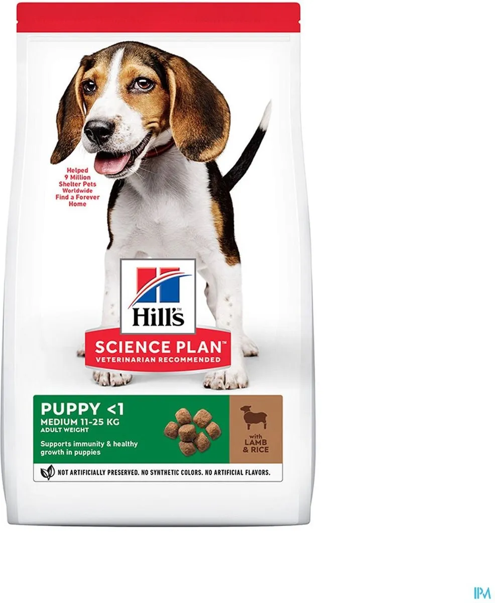 Hill's Canine Puppy Medium Lam