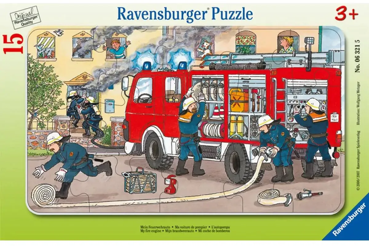 Ravensburger Pz. Mein Feuerwehrauto 15T. - Multicolor
