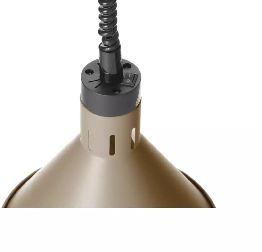 HENDI 273777 Verstelbare Warmtelamp - Conisch - Rvs