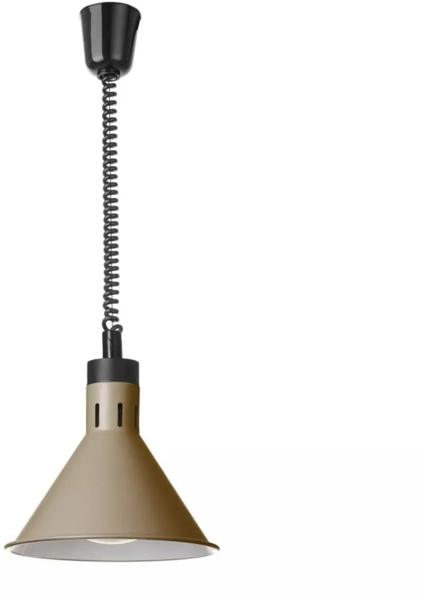 HENDI 273777 Verstelbare Warmtelamp - Conisch - Rvs