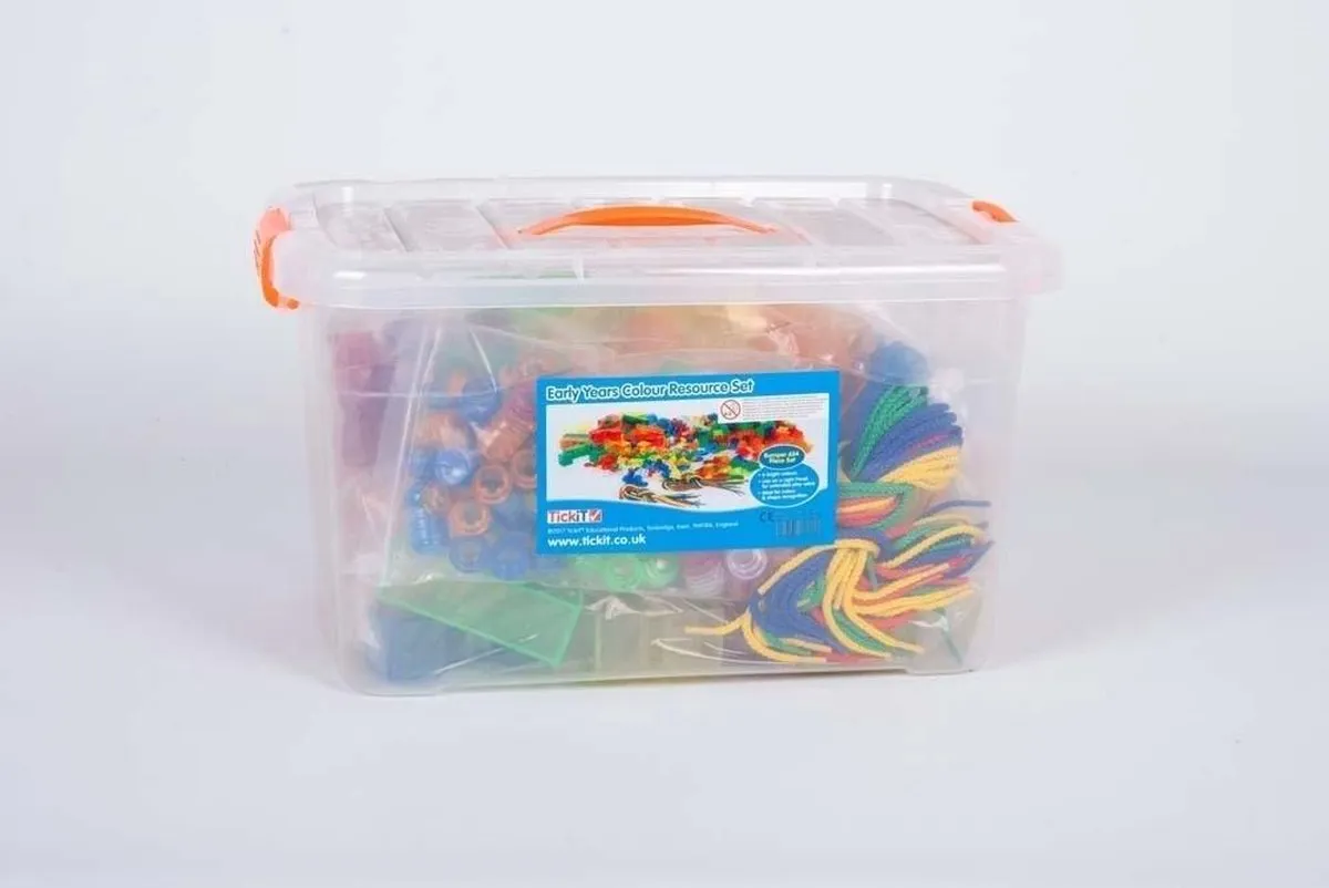 Jumbo Mega Set Transparante Kleur Vormen - 634-delig