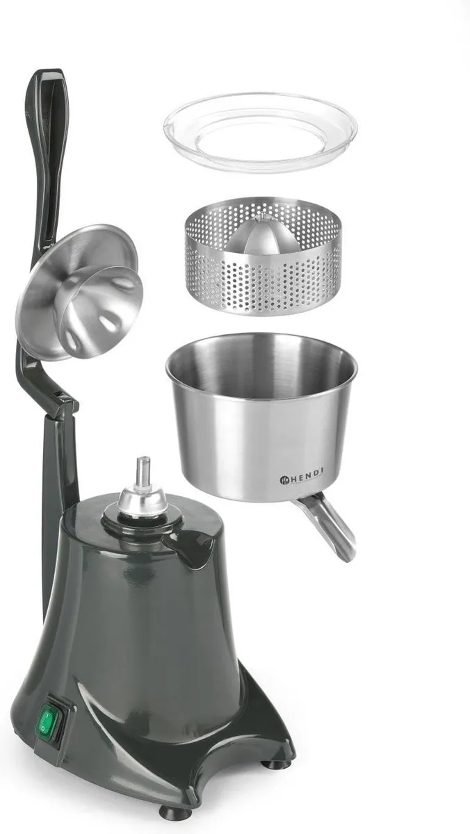 HENDI Easy Elektrische Citruspers 230W - Zwart/RVS - afbeelding 6 van 6