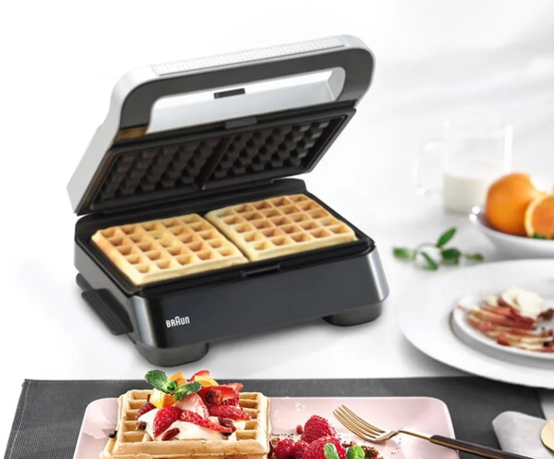 Braun SM5006 Tosti apparaat 800W - Zwart/Zilver