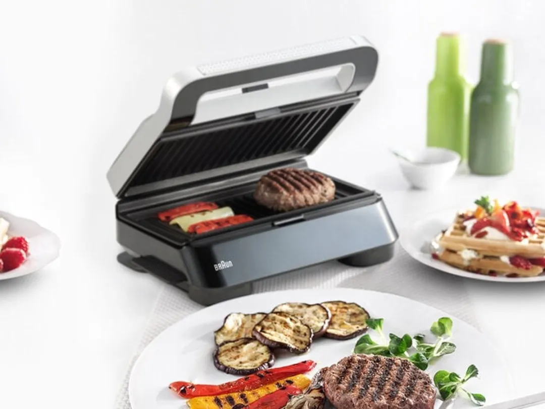 Braun SM5006 Tosti apparaat 800W - Zwart/Zilver