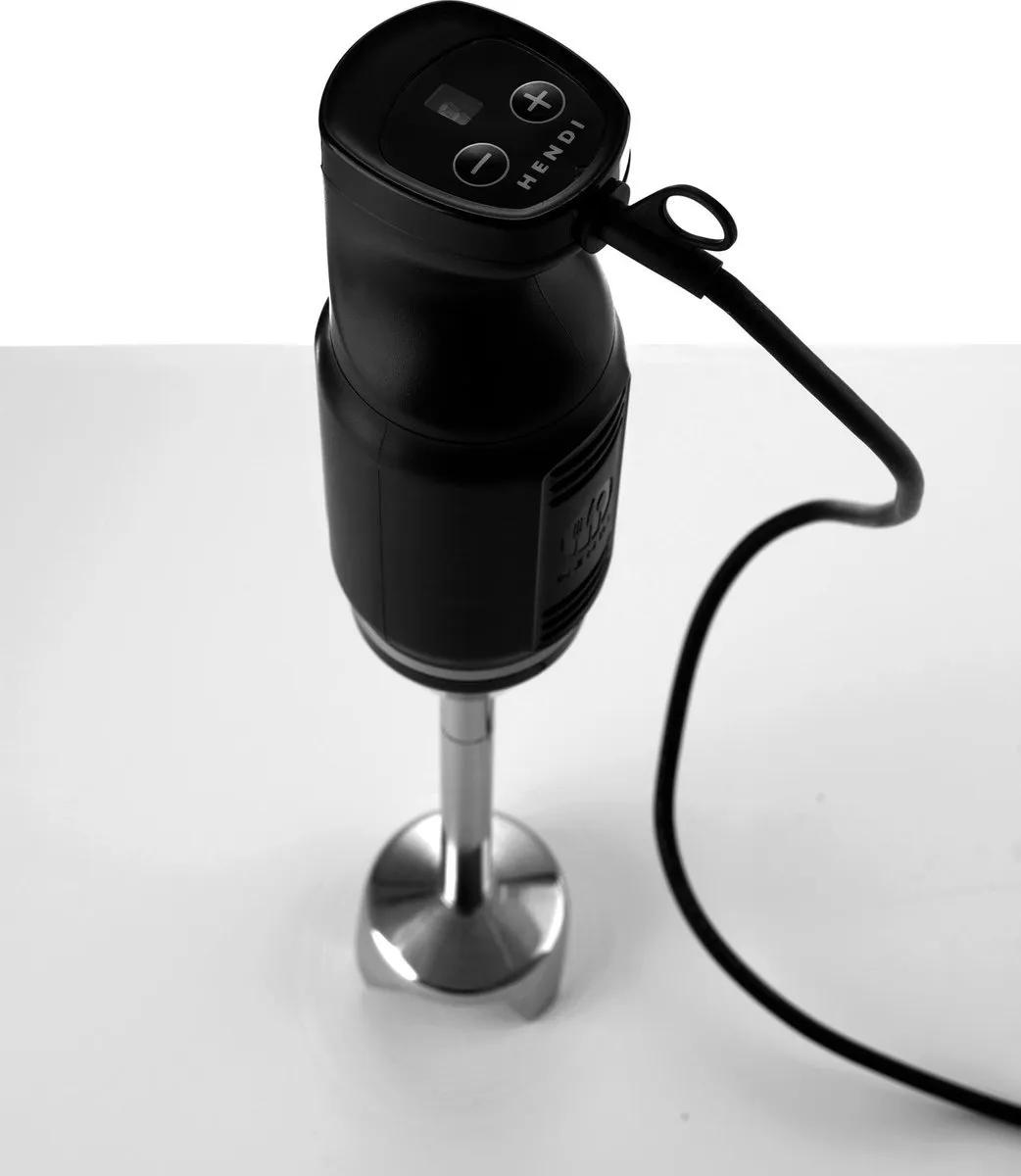 Hendi Krachtige Staafmixer 250W - 6 Snelheden - Zwart