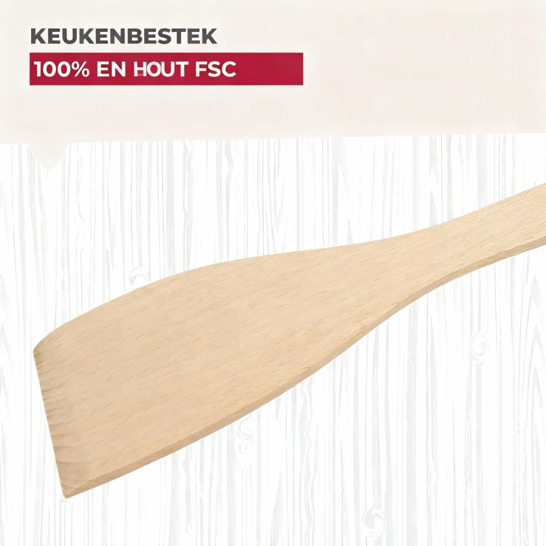 Fackelmann Houten Kookset 31125 - 4 Stuks - 20/25/30cm