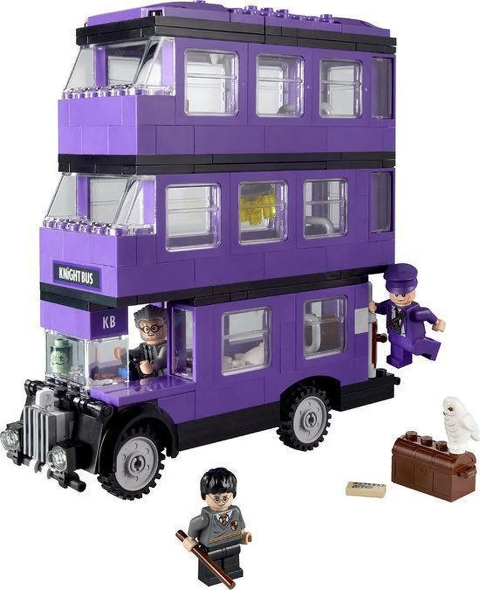 LEGO Harry Potter De Collectebus 4866 - 3 Minifiguren - Paars - afbeelding 2 van 2