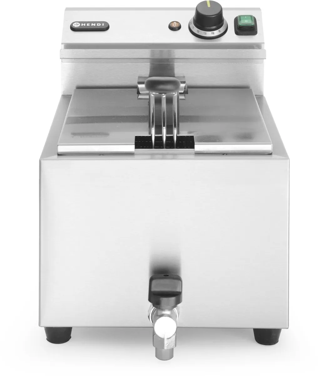 HENDI Profi Line Friteuse 8L - 3500W - Zilver - afbeelding 6 van 6