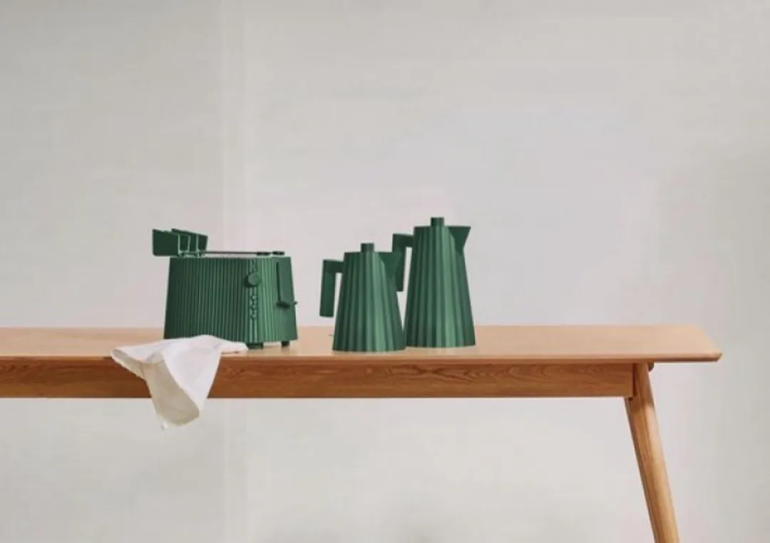 Alessi Plissé Broodrooster MDL08 - 2 Stuks - 850W - Zwart