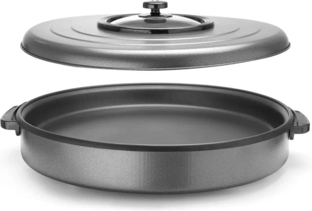 HENDI Partypan 239605 - 1600W - Ø55cm - Zwart