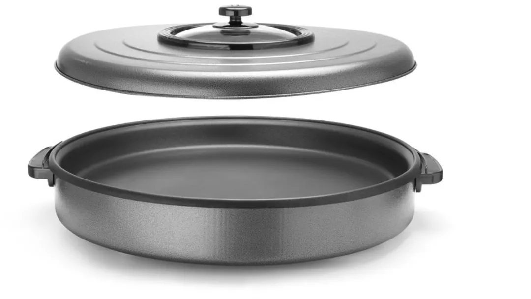 HENDI Partypan 239605 - 1600W - Ø55cm - Zwart - afbeelding 6 van 6