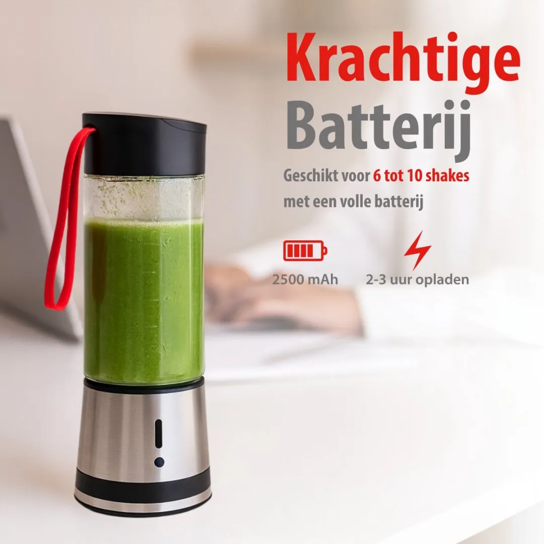 Alpina Portable Blender 300ml - Zilver