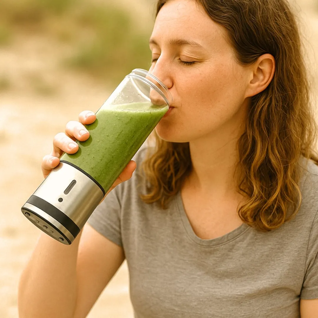 Alpina Portable Blender 300ml - Zilver - afbeelding 6 van 6