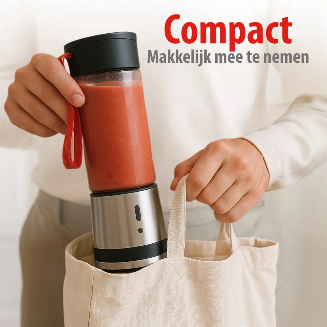 Alpina Portable Blender 300ml - Zilver
