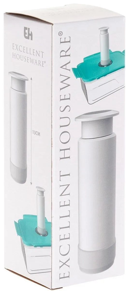 Excellent Houseware Vacuümpomp 13,5cm - Wit