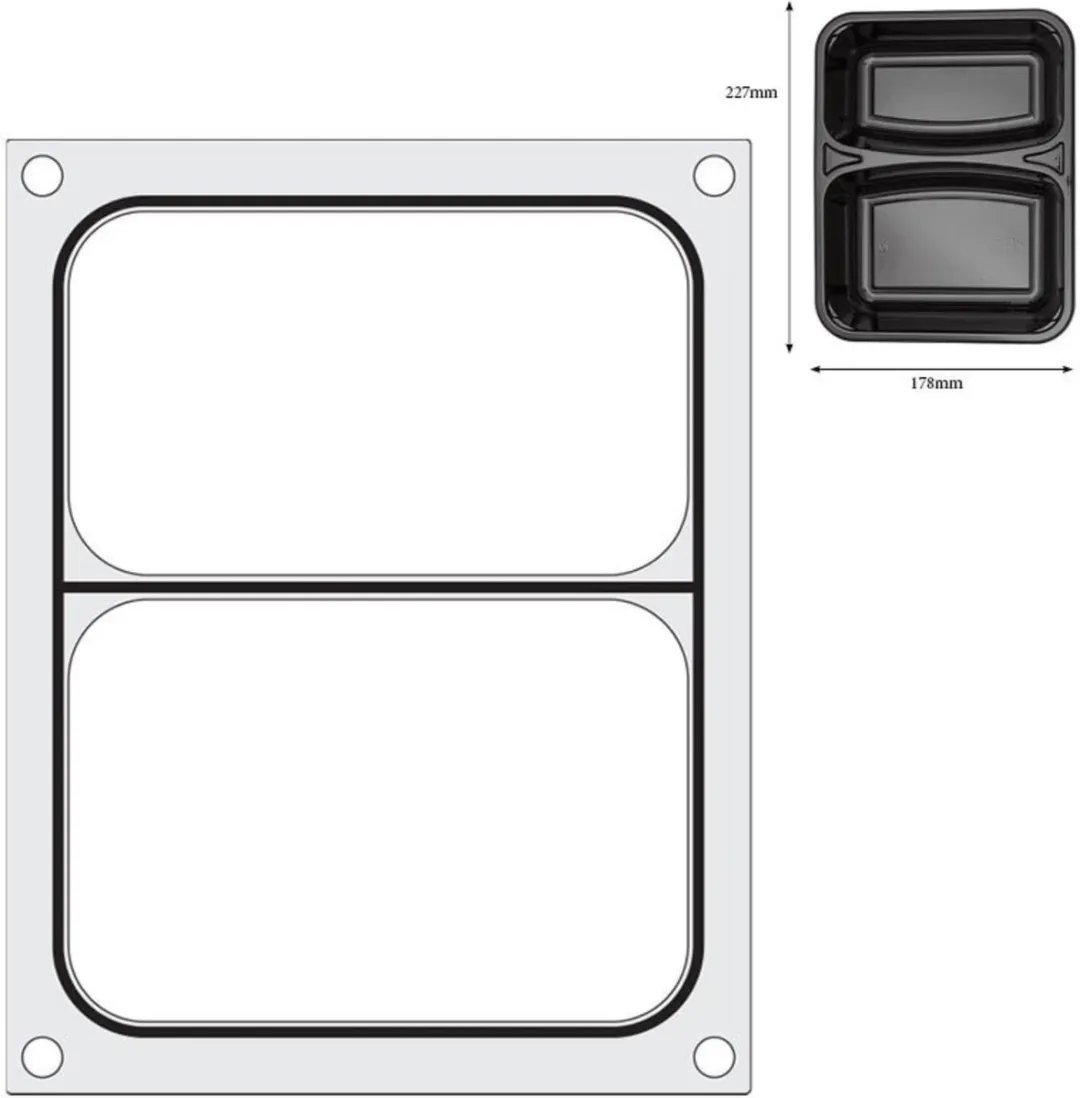HENDI Matrix Traysealer 178x113mm - RVS