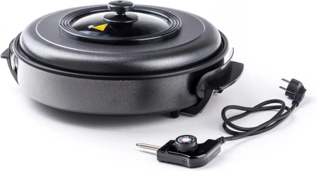 Hendi Partypan 239506 - Ø50x19cm - 1400W - Zwart