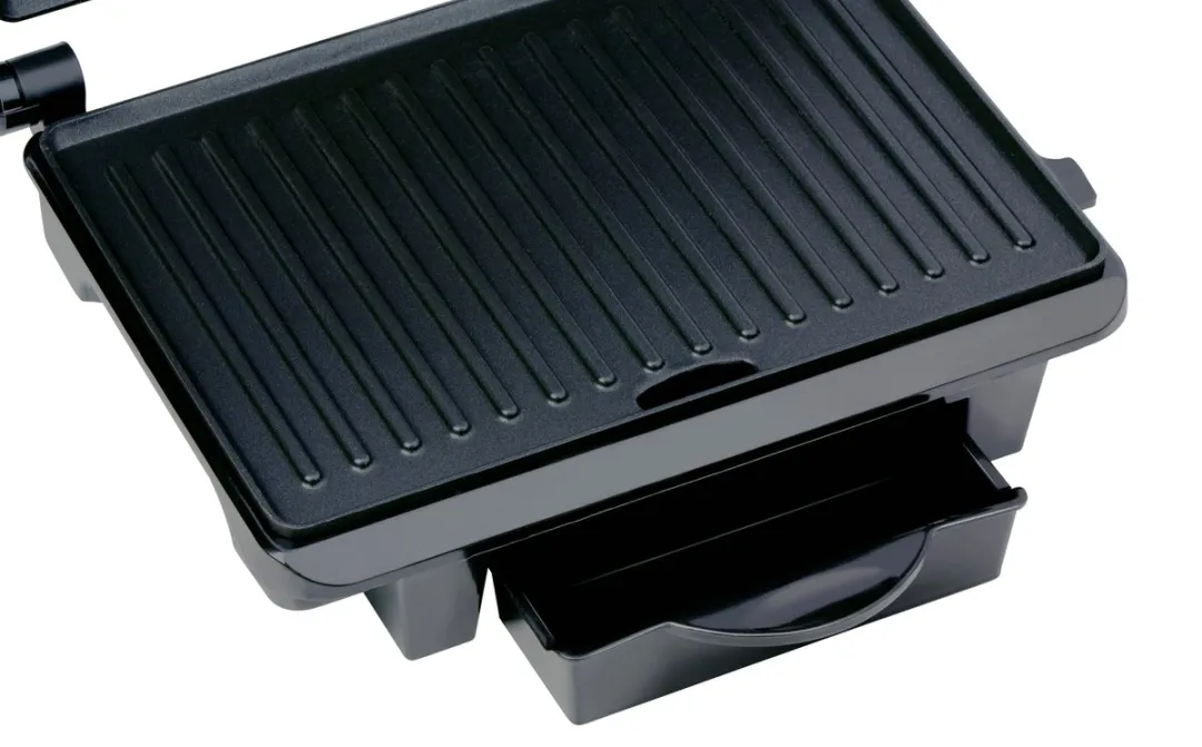 Alpina Tosti Ijzer 1000W - Contact Grill - Zilver