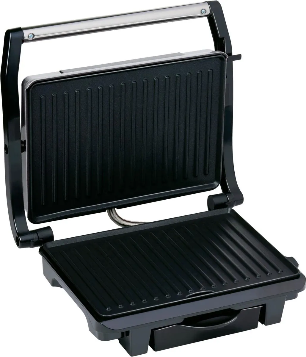 Alpina Tosti Ijzer 1000W - Contact Grill - Zilver