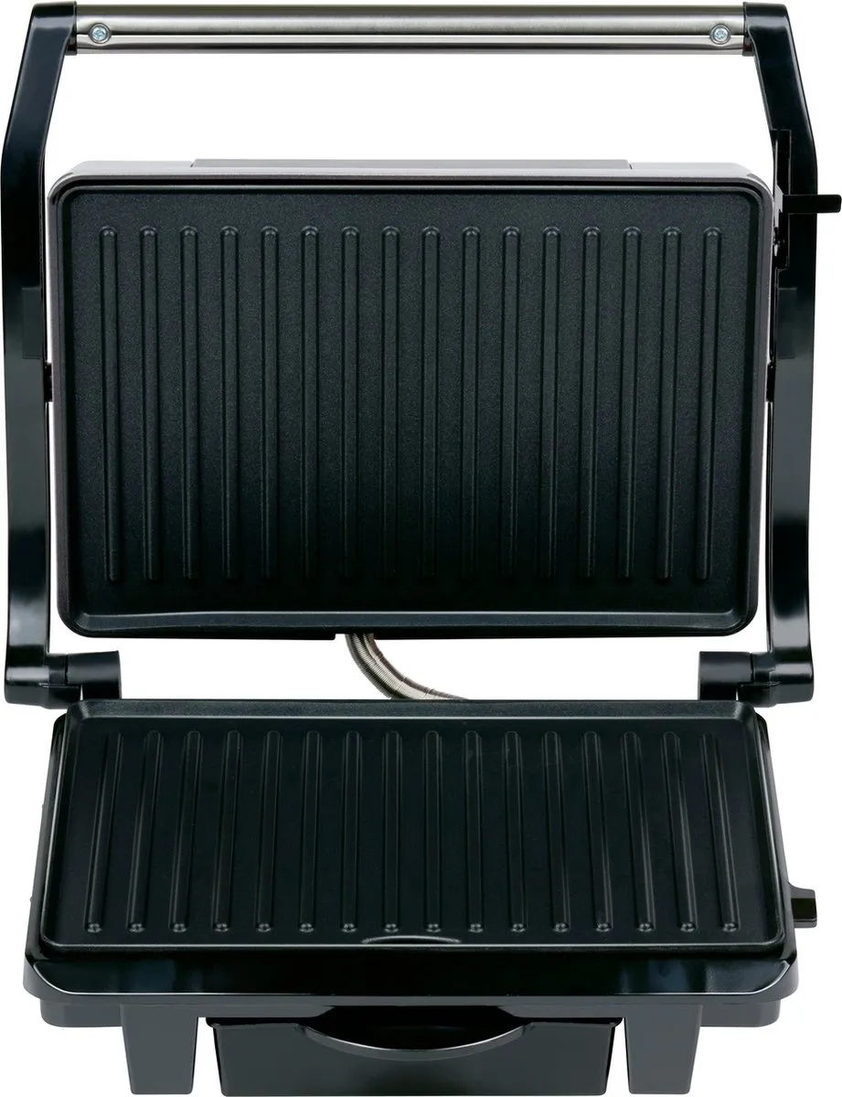 Alpina Tosti Ijzer 1000W - Contact Grill - Zilver