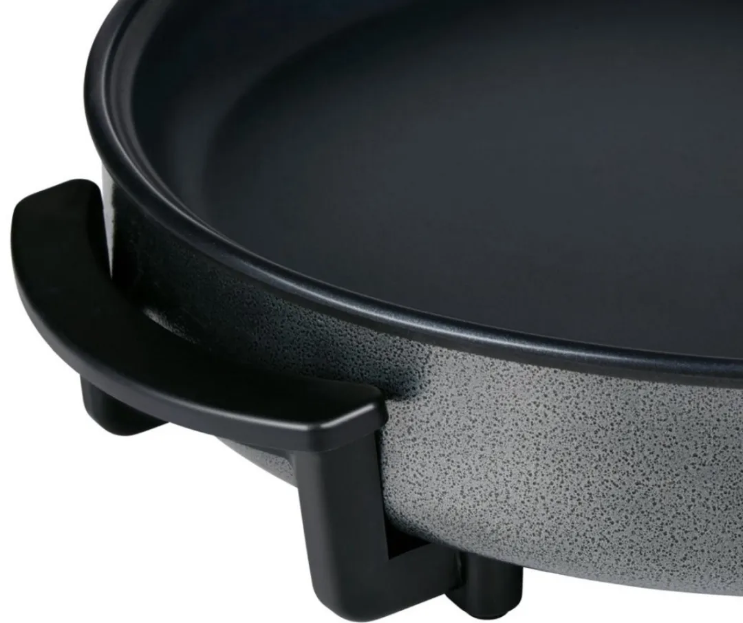 Alpina Hapjespan 1500W Ø40cm - Antiaanbaklaag - Zwart