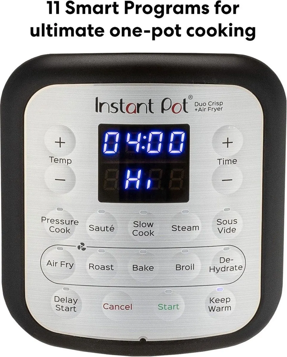 Instant Pot Duo Crisp 7,6L Multicooker + Airfryer - 1500W