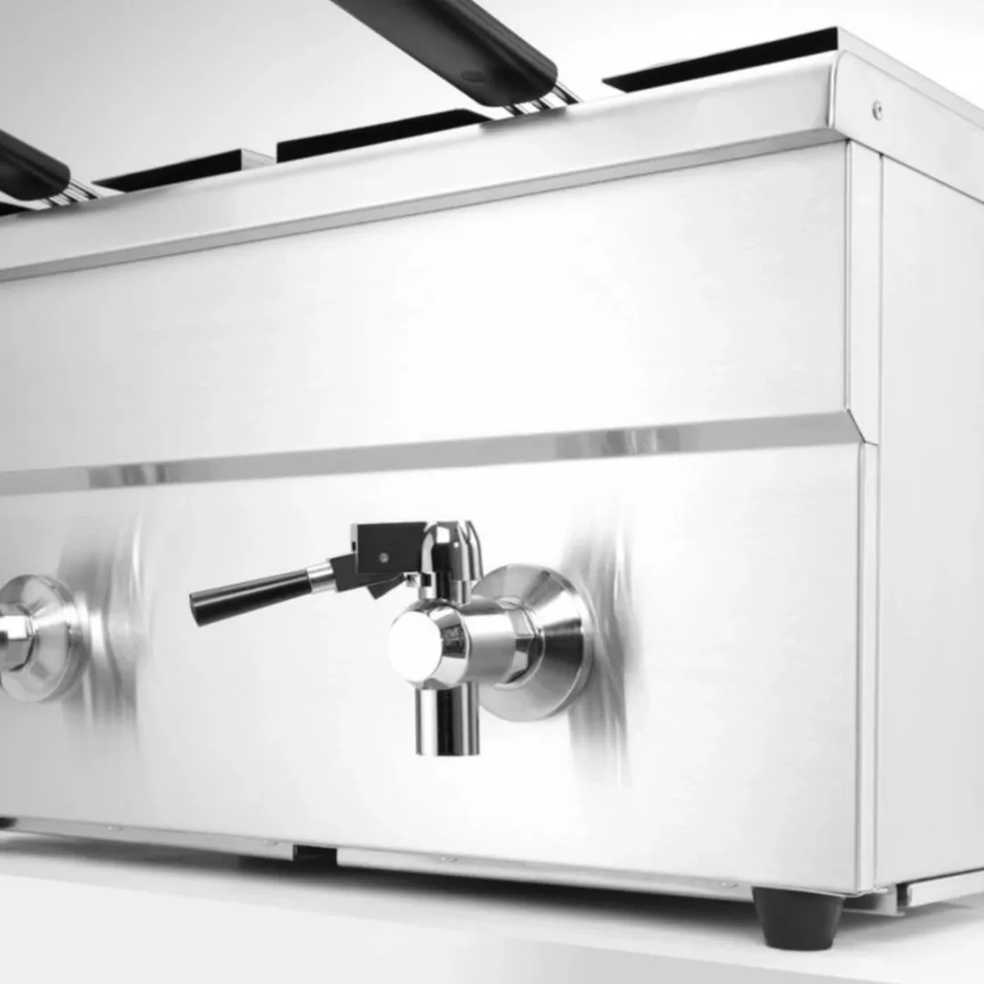 HENDI Inductie Friteuse 16L - Zilver