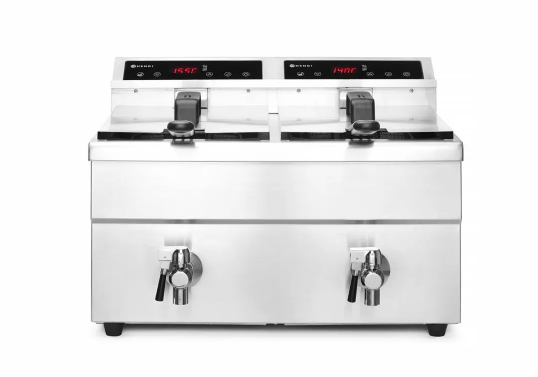 HENDI Inductie Friteuse 16L - Zilver