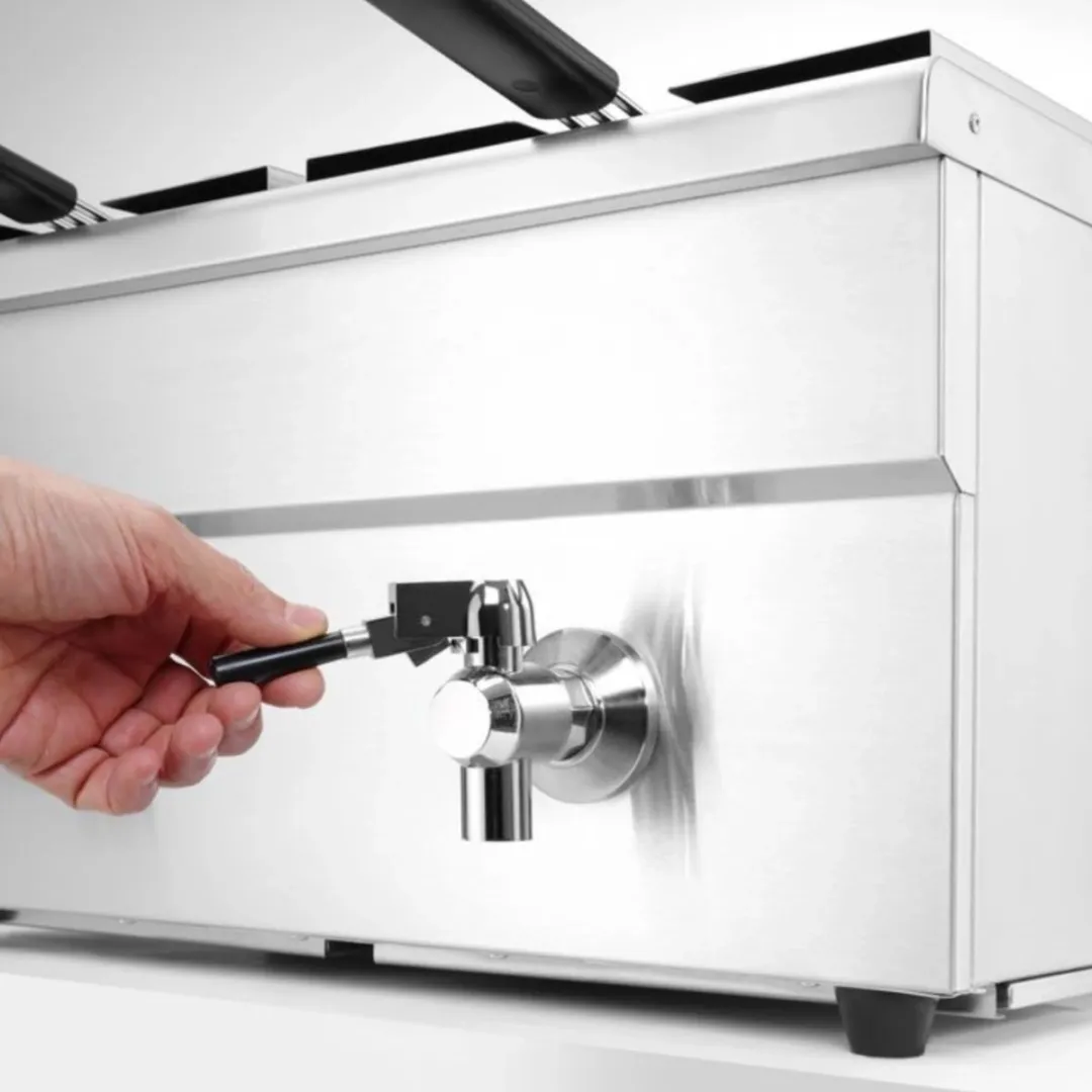 HENDI Inductie Friteuse 16L - Zilver - afbeelding 6 van 6