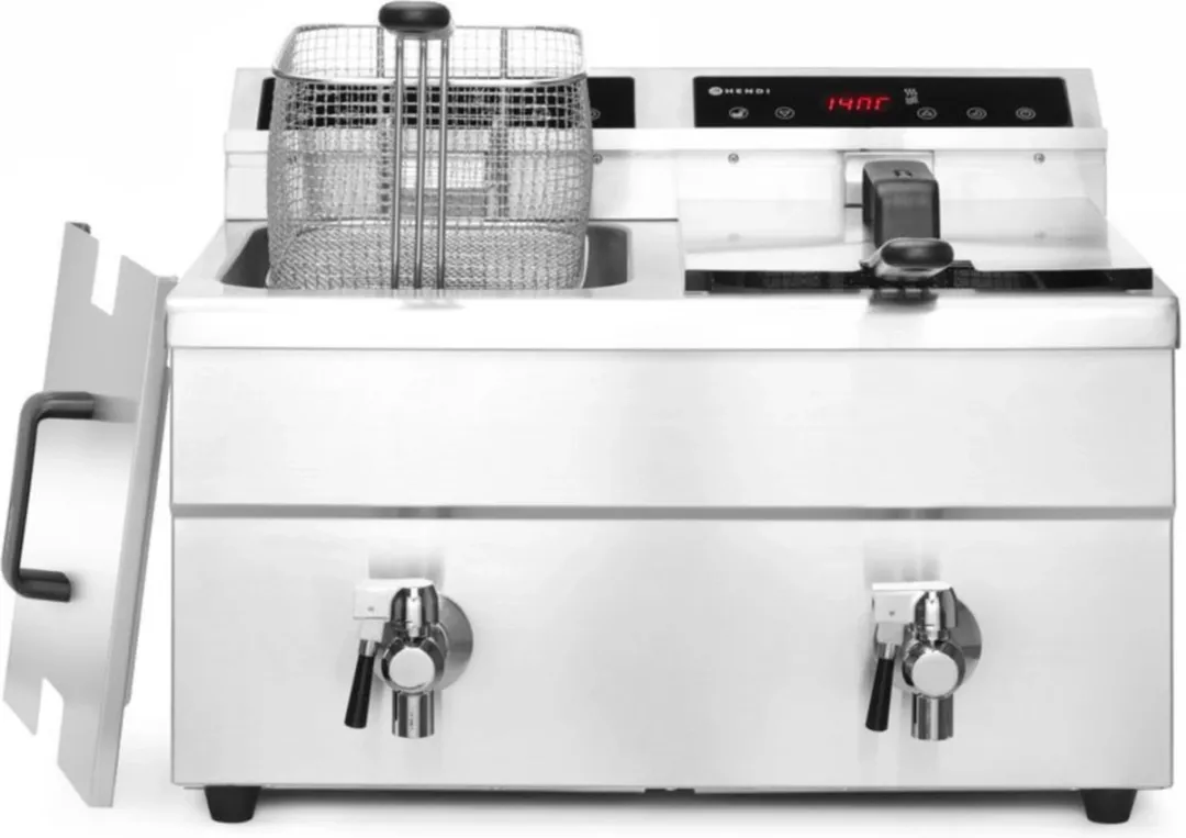 HENDI Inductie Friteuse 16L - Zilver