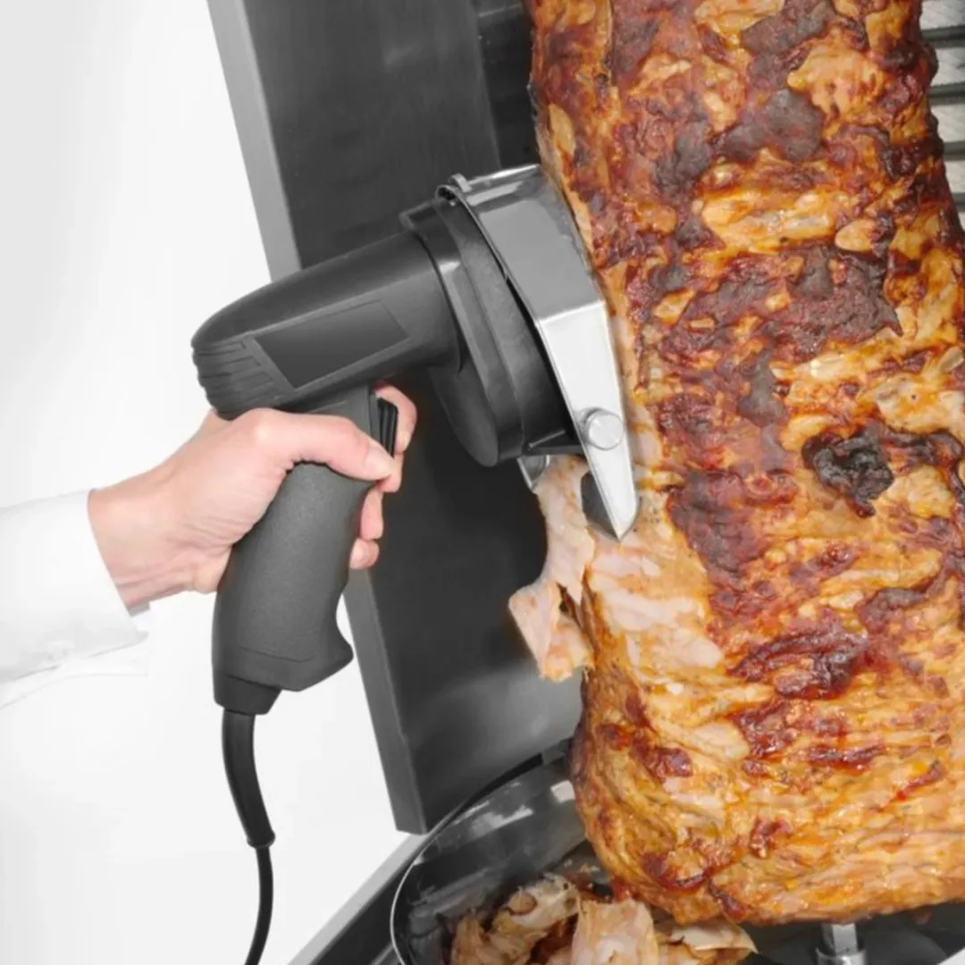 HENDI Elektrisch Kebabmes 267240 - 80W - Blauw