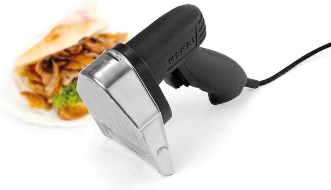 HENDI Elektrisch Kebabmes 267240 - 80W - Blauw