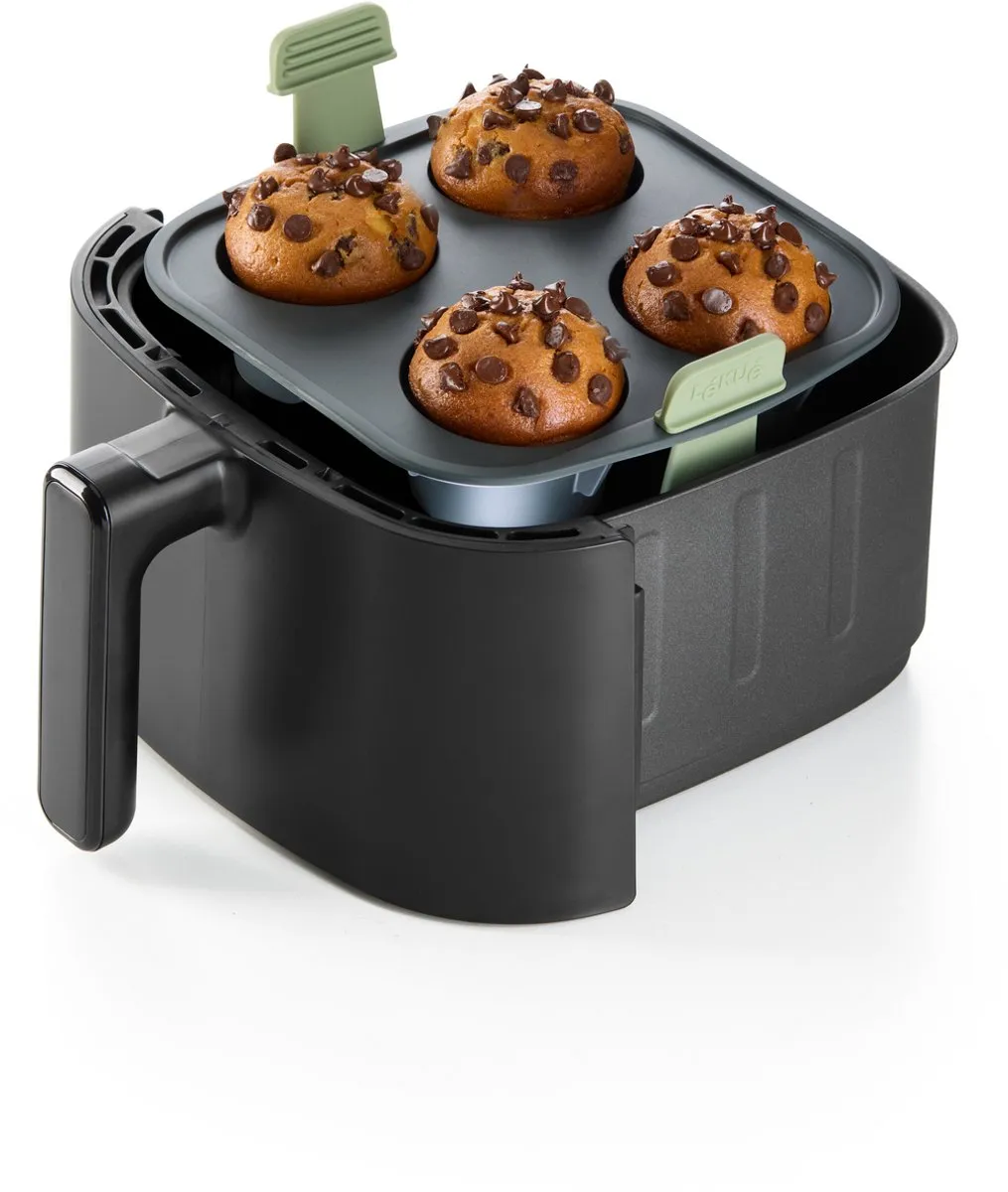 Lékué Airfryer Bakvorm 4 Muffins - Grey