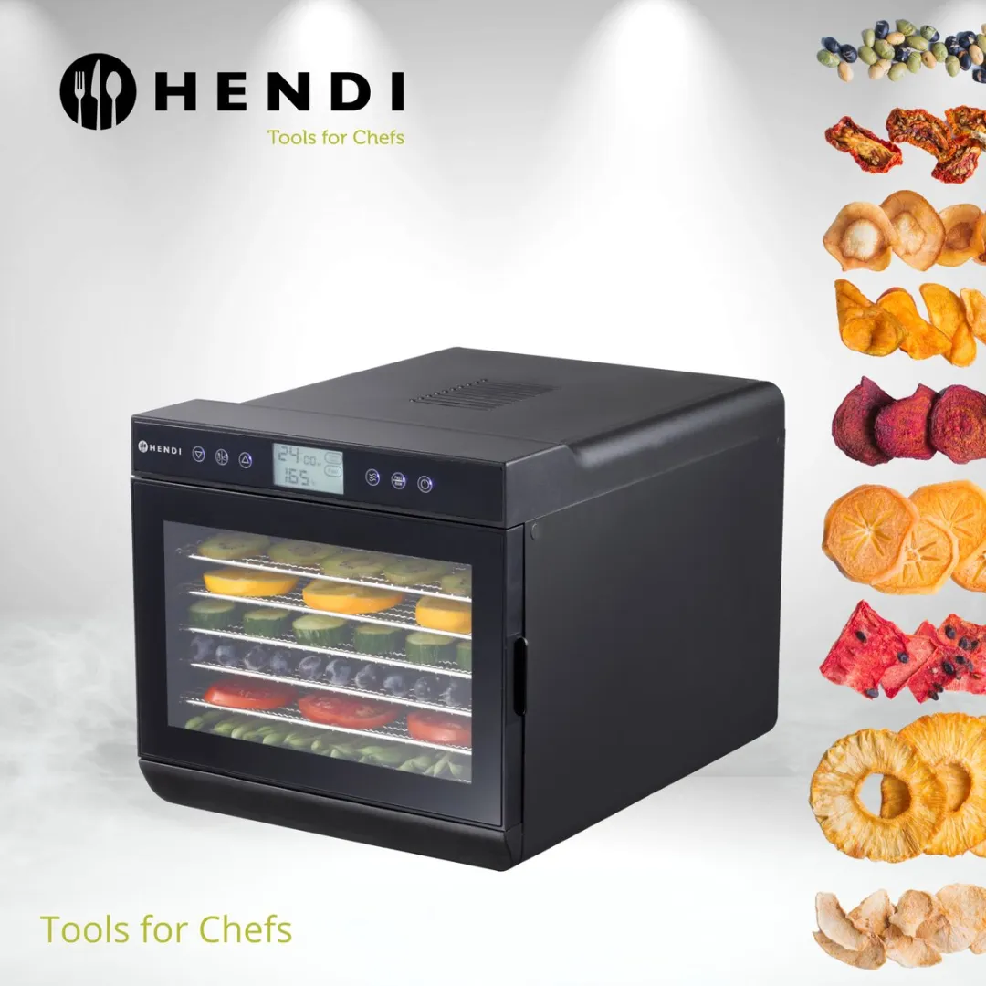 Hendi Voedseldroger Kitchen Line 229064 - 7 Roosters - 500W - afbeelding 6 van 6