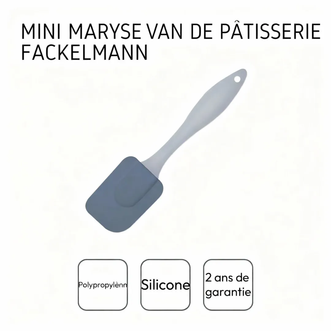 Fackelmann 670441 Mini Spatel Blauw - Siliconen