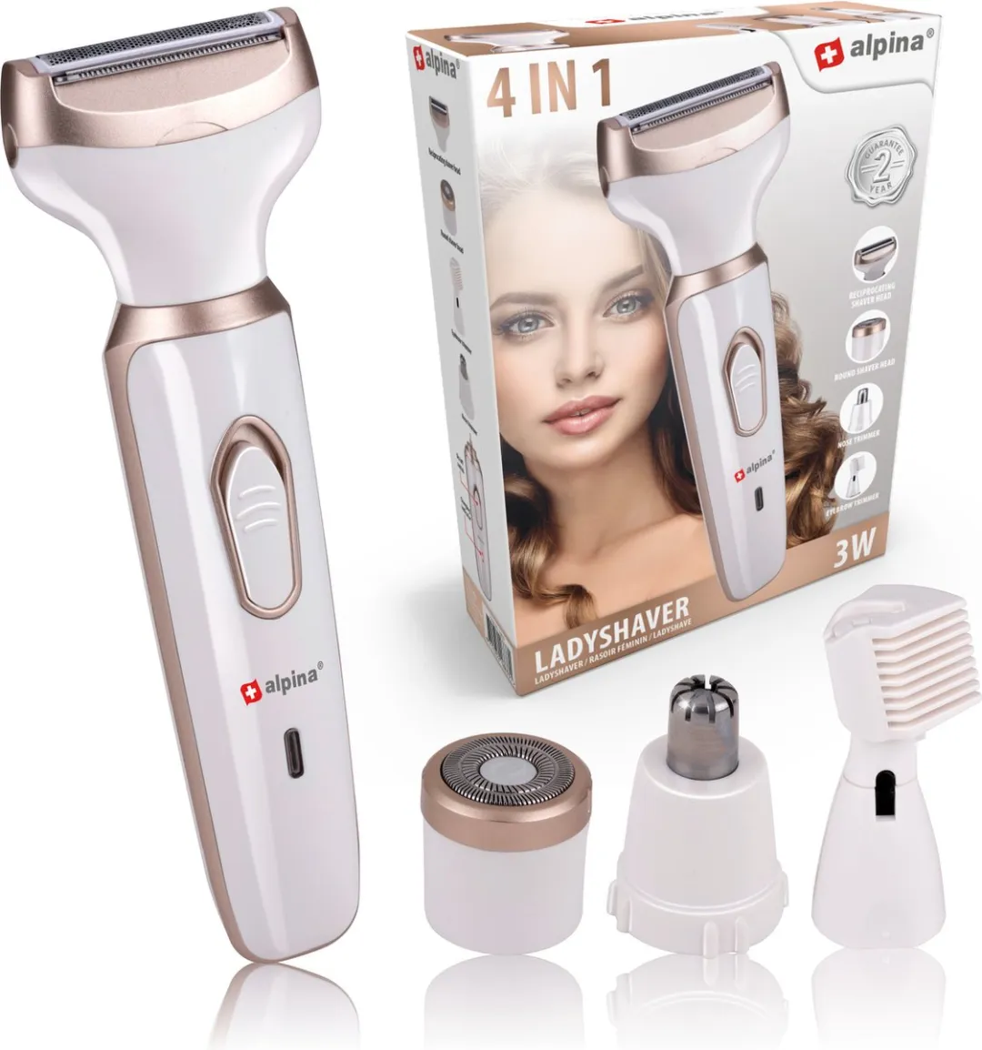 Alpina 4-in-1 Ladyshave LD-7145