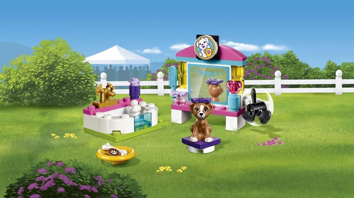 LEGO Friends Puppy Verzorgplek 41302 - Paars
