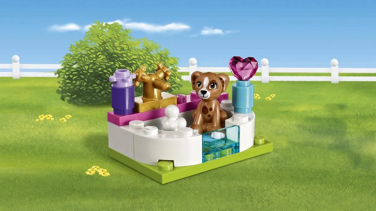 LEGO Friends Puppy Verzorgplek 41302 - Paars