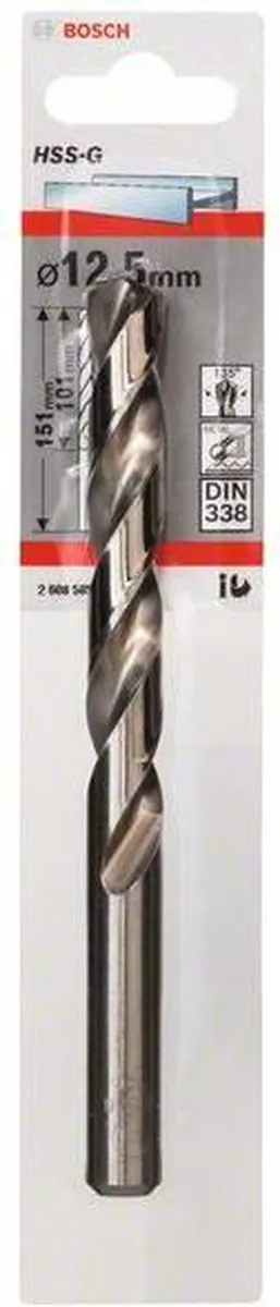 Bosch Metaalboren HSS-G 12,5mm - 1 Stuk