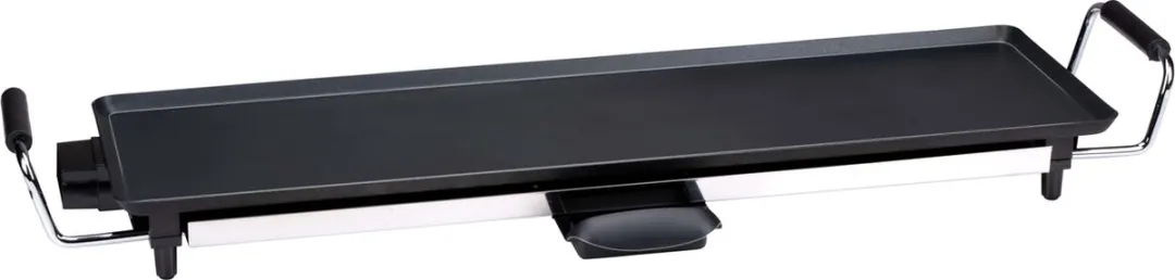 Alpina Teppanyaki Bakplaat 2000W - 70x23cm - Zwart