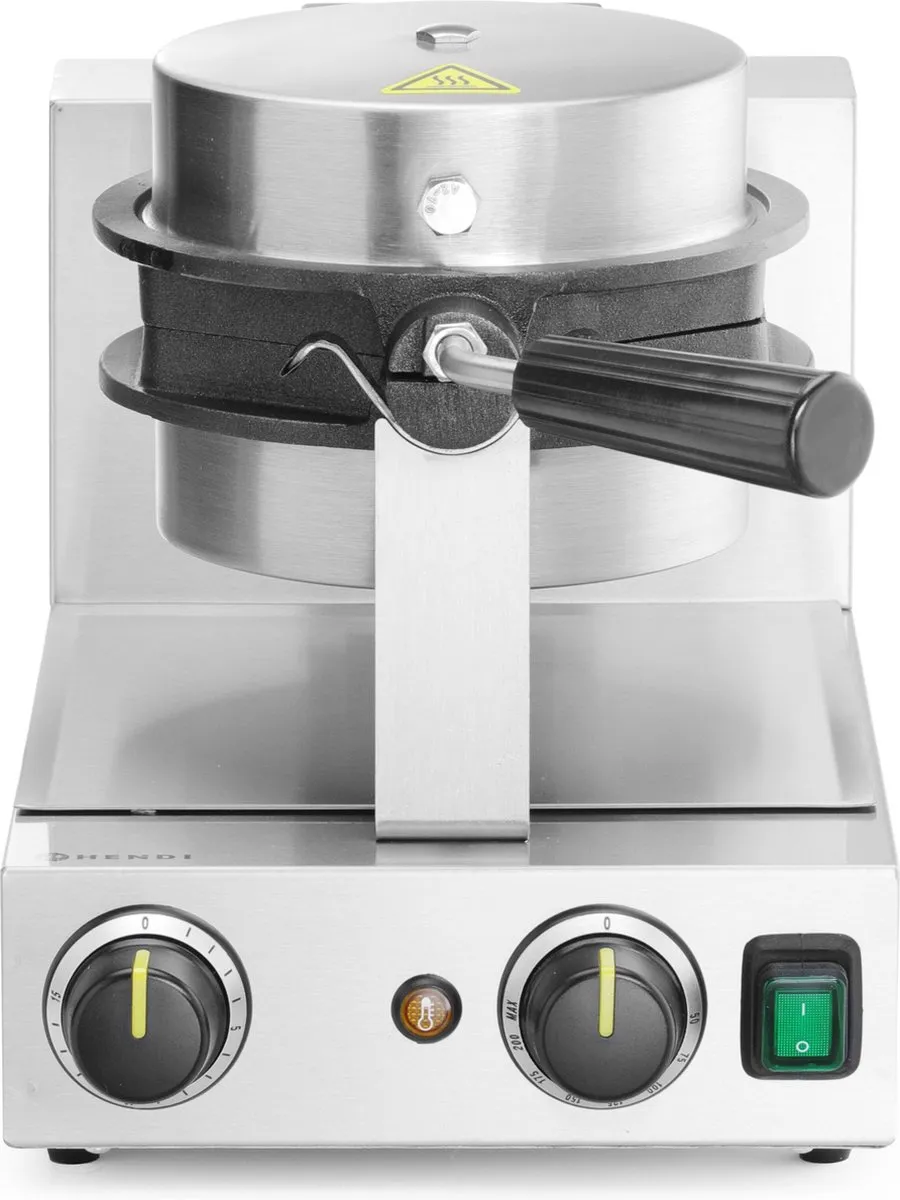 HENDI Draaibare Wafelmaker Bubbelwafels 1500W