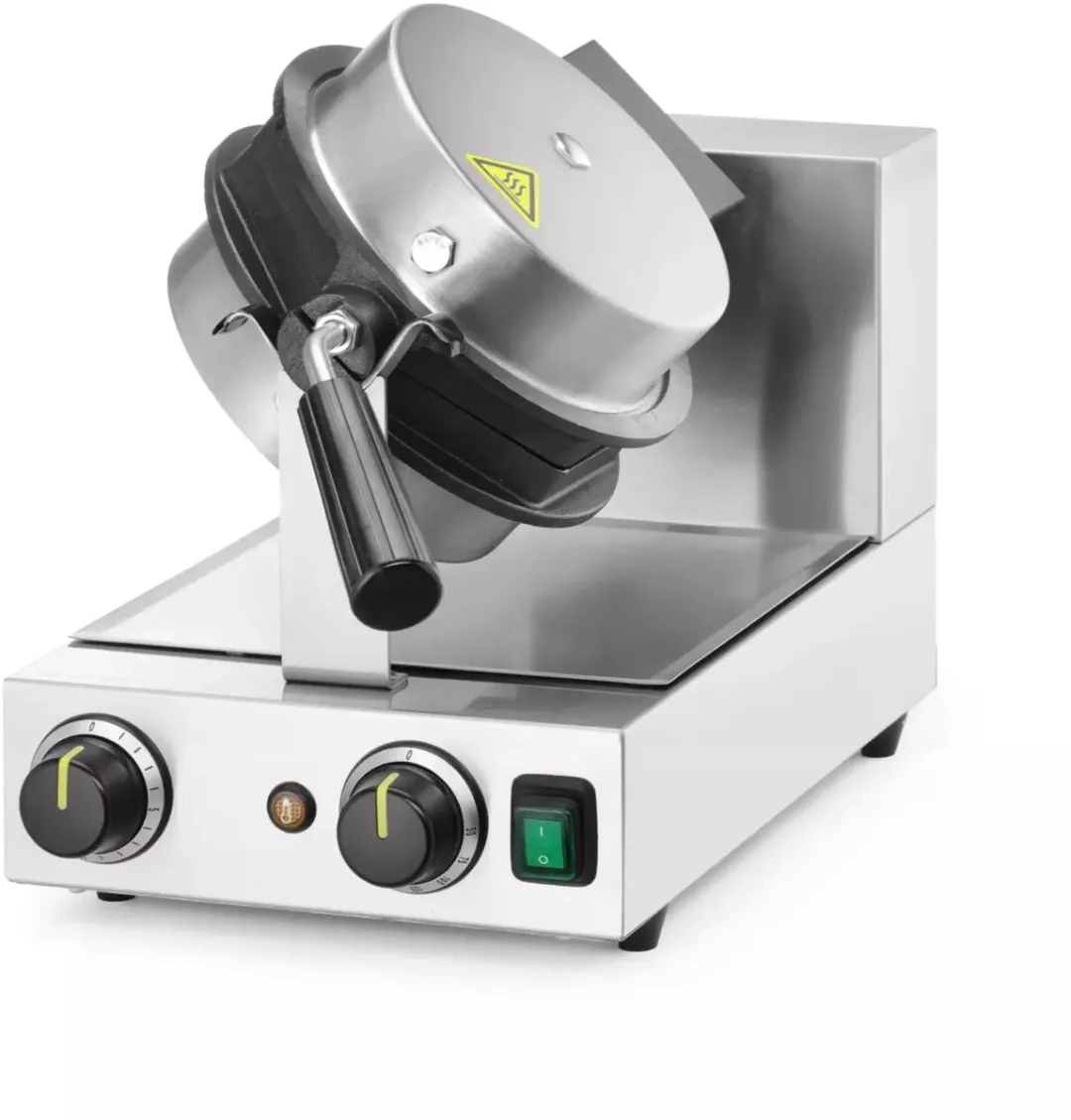 HENDI Draaibare Wafelmaker Bubbelwafels 1500W - RVS