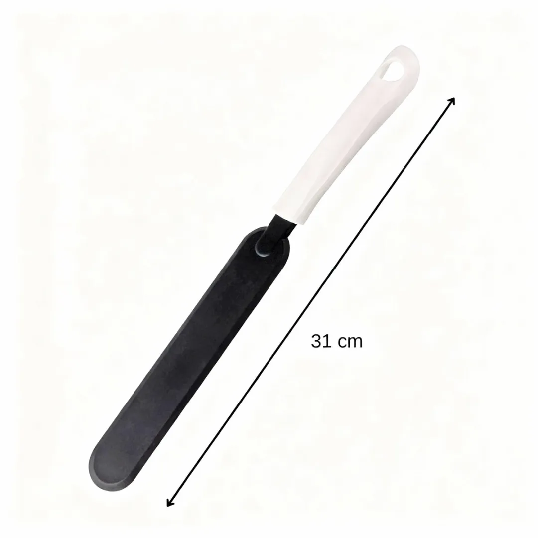 Fackelmann Pannenkoekenspatel 49236 - 31cm - Wit/Zwart