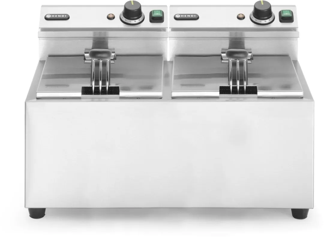 HENDI 207307 Dubbele Friteuse 16L