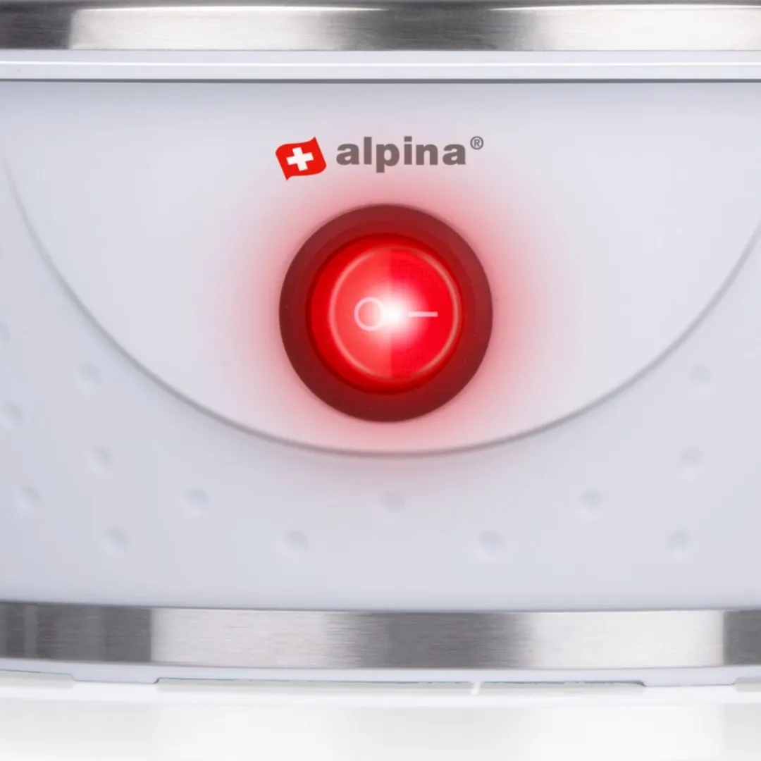 Alpina Elektrische Eierkoker 7 Eieren - 350W - Wit
