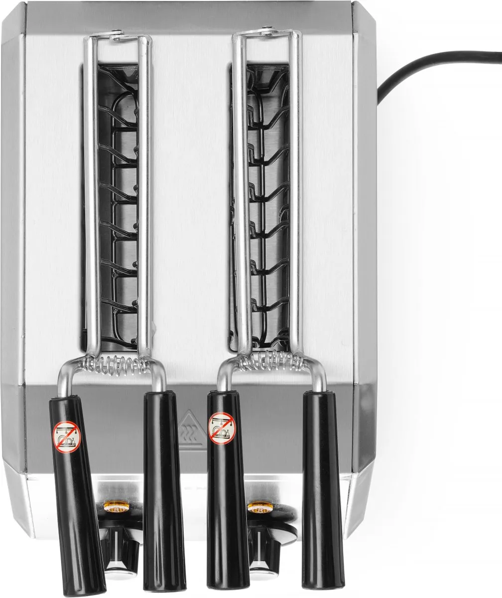 HENDI Tostiapparaat 262214 - 1200W - 2 Sandwiches - RVS
