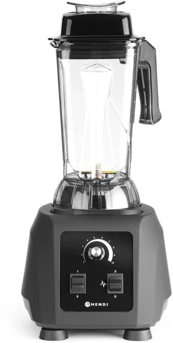 Hendi Professionele Blender 1500W 2,5L - 10 Snelheden - Zwart - afbeelding 6 van 6