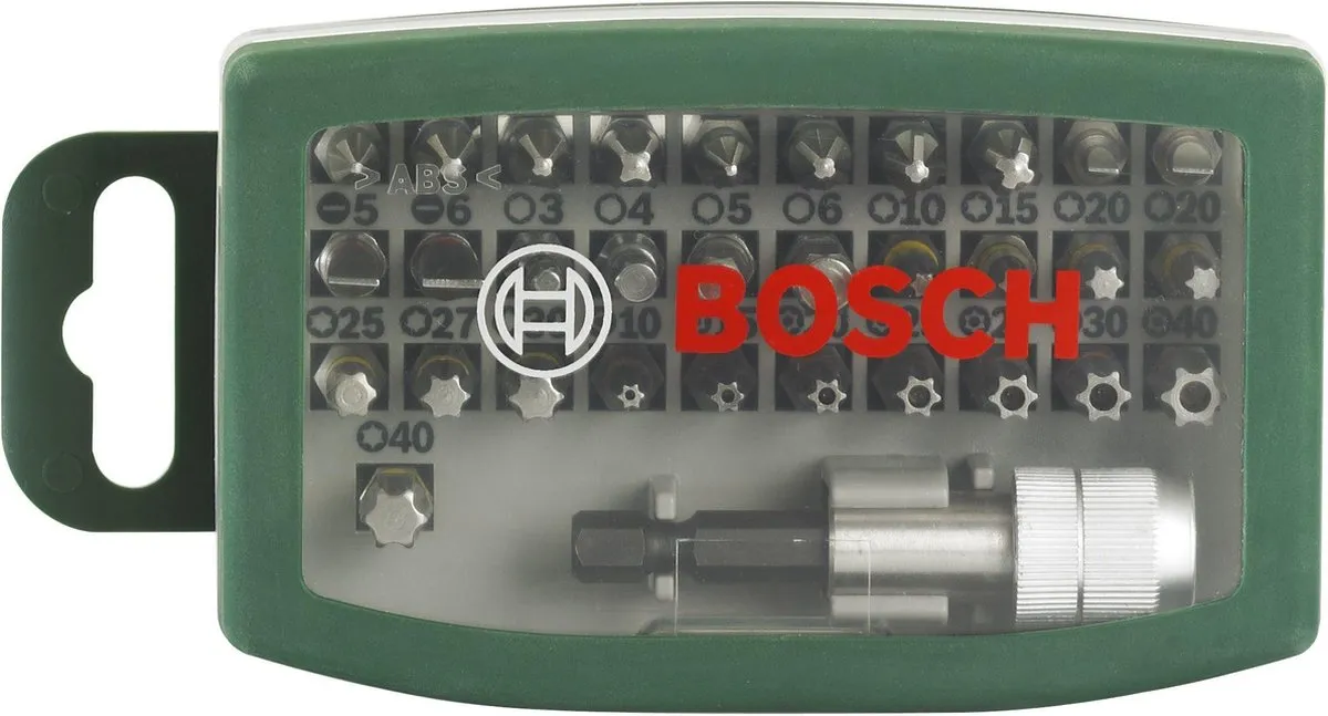 Bosch Schroefbitset met kleurcodering - 32-delig