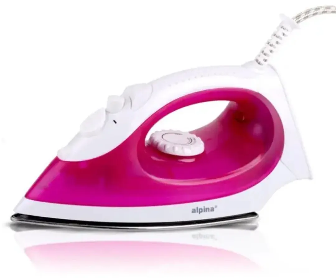 Alpina Stoomstrijkijzer 2000W - Roze - RVS zool