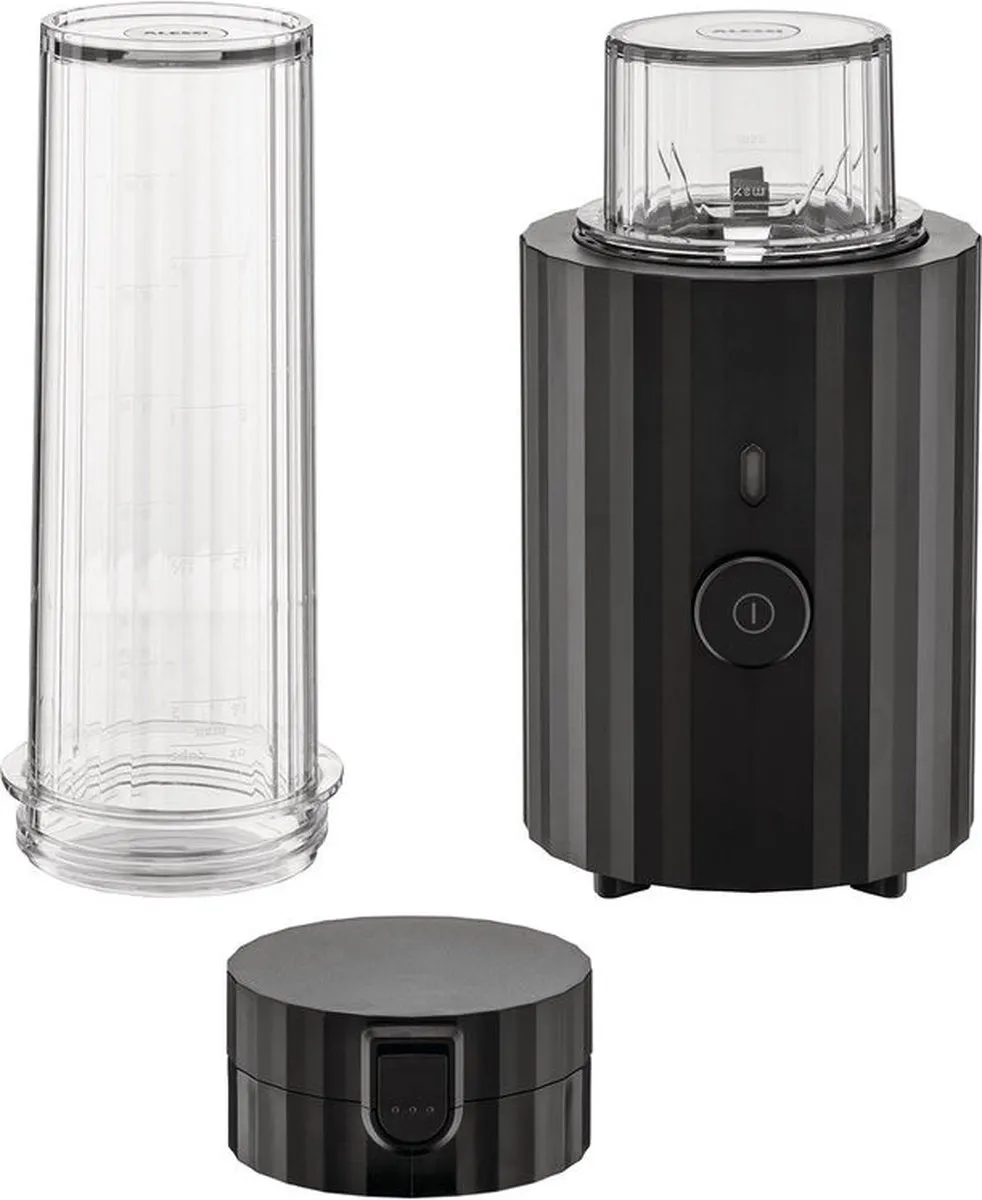 Alessi Plissé Personal Blender 380W - Zwart